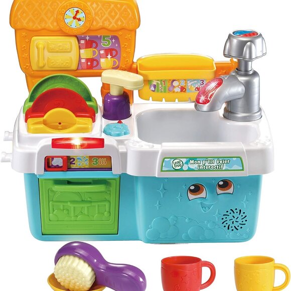 Leapfrog Scrub 'n Play Smart Sink (French Version) For 18 Months New in Box - Picture 3 of 16
